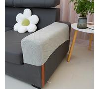 A pair of sofa armrest protectors on both sides, soft non-slip elastic furniture protectors(8#)