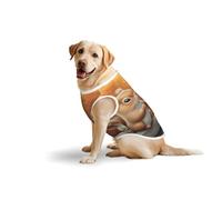 A Pair of Squirrels Large Dog Vest Pure Cotton Breathable | Anti-Shedding Tank Top for Golden Retriever, Labrador, Husky | Comfortable Sleeveless Shirt for Large Breed Dogs, Outdoor Walking 4X-Large