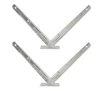 A Pair Razor Wire Bracket - Galvanized Barbed Wire V Bracket - Roll Concertina Garden Fence Wire Bracket