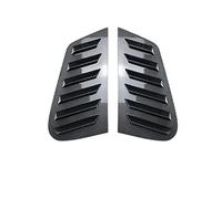 A Pair Rear Side Vent Window Scoop Louver Cover Glossy Black Blind Shutter Trim Stickers Compatible For Volkswagen Polo 9N 2001-2009(Carbon Fiber Look)