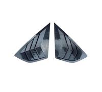 A Pair Side Window Louver Compatible For BYD Destroyer 05 2022-2024 Glass Triangle Window Decorative Panel Spoiler Quarter(Carbon Paint)