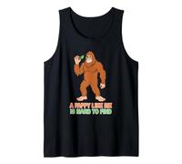 A Pappy Like Me is Hard to Find Funny Bigfoot Grandpa Tank Top