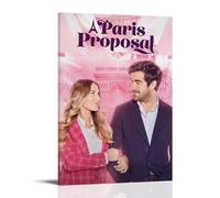 A Paris Proposal Poster Romantic Moive Canvas Wall Art Printing For Wall Decor16x24inch(40x60cm) Frame-style