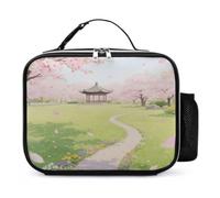 A Park with Cherry Blossoms in Full Bloom Lunch Bag Lunch Box Lunch Tote