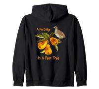 A Partridge In A Pear Tree Twelve Days Of Christmas Zip Hoodie