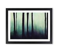 A Passionate Forest Framed Print | A3 Black Framed Wall Art | Ready to Hang | Modern Landscape Picture | Living Room Bedroom Lounge Office