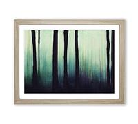 A Passionate Forest Framed Wall Art Print A2 Oak