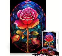 A Passionate Rose 1000 Piece Jigsaw Puzzle for Adults Logic Play Smooth Thick Family Enjoyable Home Art (38x52cm)