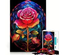 A Passionate Rose 1000 Piece Jigsaw Puzzle for Adults Logic Play Smooth Thick Family Enjoyable Home Art (38x52cm)
