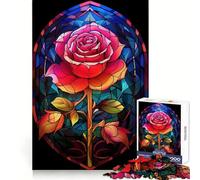 A Passionate Rose Adult Jigsaw Puzzle1000 Pieces Stress Free Premium Print Happy Challenge Xmas Fun Gift (50x75cm)