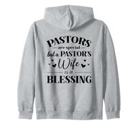 A Pastor's Wife Is A Blessing Appreciation Gift Zip Hoodie
