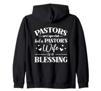 A Pastor's Wife Is A Blessing Appreciation Gift Zip Hoodie