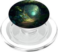 A path through the magic of the beautiful forest PopSockets PopGrip for MagSafe