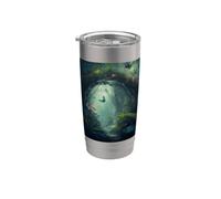 A Path Through the Magic of the Beautiful Forest Stainless Steel Insulated Tumbler