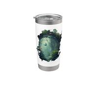 A Path Through the Magic of the Beautiful Forest Stainless Steel Insulated Tumbler