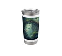 A Path Through the Magic of the Beautiful Forest Stainless Steel Insulated Tumbler