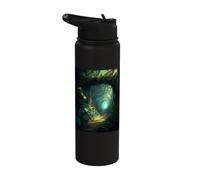 A Path Through the Magic of the Beautiful Forest Stainless Steel Insulated Water Bottle