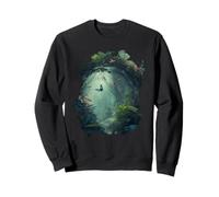 A path through the magic of the beautiful forest Sweatshirt
