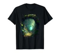 A Path Through the Magic of the Beautiful Forest Value Graphic T-Shirt