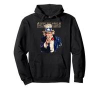 A Patriot Must Be Always Ready To Defend His Country USA Pullover Hoodie