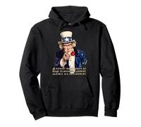 A Patriot Must Be Always Ready To Defend His Country USA Pullover Hoodie