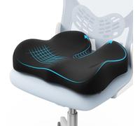 A-Pce Memory Foam Seat Cushions for Tailbone Pain Relief, Office Chair Cushion, Ergonomic Coccyx Cushion for Home, Office, Car and Wheelchair, Car Seat Cushions for Driving, Black