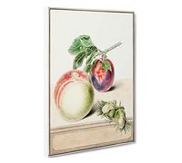A Peach & Plum by E.G. van de Kasteele Canvas Print for Living Room Bedroom Home Office Décor, Wall Art Picture Ready to Hang, 30 x 20 Inch (76 x 50 cm)