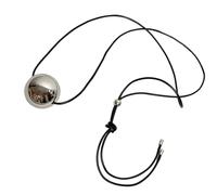 à pendentif rond géométrique à la mode, long en cde, bijoux de cou tendance pour femmes, accessoires tendance