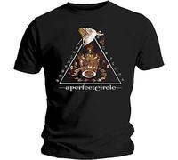 A Perfect Circle Men's APCTS01MB02 T-Shirt, Black, Medium