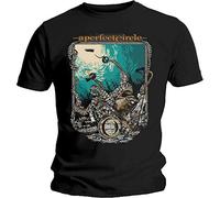 A Perfect Circle Men's Depths T-Shirt, Black, (Size: Xx-Large)