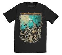 A Perfect Circle Men's Depths T-Shirt, Black, (Size: Xx-Large)
