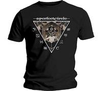 A Perfect Circle Men's Outsider T-Shirt, Black, (Size: Large)