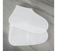 A Perfect Companion For Your Next Adventure Reliable And Sustainable Silicon Shoes Cover (L White)