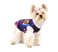 a Performer's Glow Small Dog Cotton Vest S - Breathable, Soft, and Comfortable Pet Clothing for Cats and Dogs