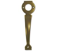 A PERRY Solid Brass Long Throw Lock Gate Handle - Polished Brass