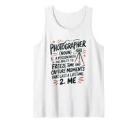A Person with The Ability to Freeze Time, Photographer Tank Top