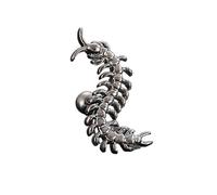 A Personalized Stainless Steel Earring, Trendy Men's and Women's Hip-hop Rock Avant-garde Jewelry Ear Studs