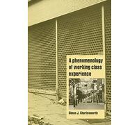 A Phenomenology of Working Class Experience (Cambridge Cultural Social Studies)