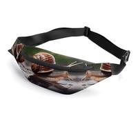 A Photo of A Snail Fanny Pack Fanny Packs for Women Men Waist Bag Mens Fanny Pack Womens Fanny Pack Fanny Pack Men Running Fanny Pack Small Fanny Packs for Women, style, 36*15cm