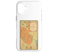 A Pictorial Map of Rhodesia (Southern & Northern) Case for iPhone 16 Plus