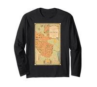 A Pictorial Map of Rhodesia (Southern & Northern) Long Sleeve T-Shirt
