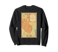 A Pictorial Map of Rhodesia (Southern & Northern) Sweatshirt