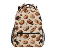 A Pile of Bread Pattern Kids Backpack for Boys Girls Student Big Backpacks for Elementary School Shoulder Bag Bookbag