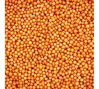A Pinch Of - 100s and 1000s - Orange Glimmer Cake Topper Sprinkles - 30g Edible Shimmer Ball Cupcake Decorations - Weddings, Christenings & Halloween Parties
