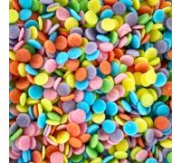 A Pinch Of - Bake Stable Rainbow Confetti Dot Cake Sprinkles - 25g Matt Edible Cupcake Decorations - Cake Decorations Edible - Funfetti Rainbow Sprinkles