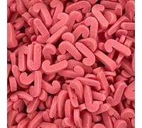 A Pinch Of - Bigger - Christmas Red Candy Cane Sugar Shapes Cake Topper Sprinkles - 65g Edible Matt Sugar Festive Cupcake Decorations - Xmas Themed Party Cakes And Bakes