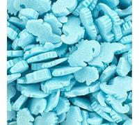 A Pinch Of - Bigger - Mermaid Turquoise Seahorse Cake Topper Sprinkles - 65g Edible Matt Vegan Cupcake Decorations - For Weddings, Christenings & Parties