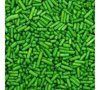 A Pinch Of - Bigger Strands - Christmas Dark Green Cake Topper Sprinkles - 70g Edible Matt Cupcake Decorations - Party Sprinkles, Ideal For Birthdays & St Paddys Celebrations