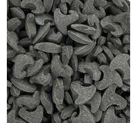 A Pinch Of - Bigger - Sugar Shapes - Black Witches Hats - Wicked Cake Topper Sprinkles - 65g Edible Edible Matt Sugar Shapes Cupcake Decorations - Halloween Themed Party Cakes & Bakes