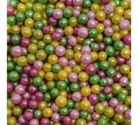 A Pinch Of - Blossom Strands Vermicelli Easter Cake Sprinkles - 30g Glimmer Edible Cupcake Decorations - Spring & Easter Cake Decorations Edible - Birthday Rainbow Sprinkles
